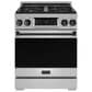 Thor Kitchen Gordon Ramsay 4.55 Cu. Ft. 30" Professional Liquid Propane Range with Black Handle Kit in Stainless Steel, , large