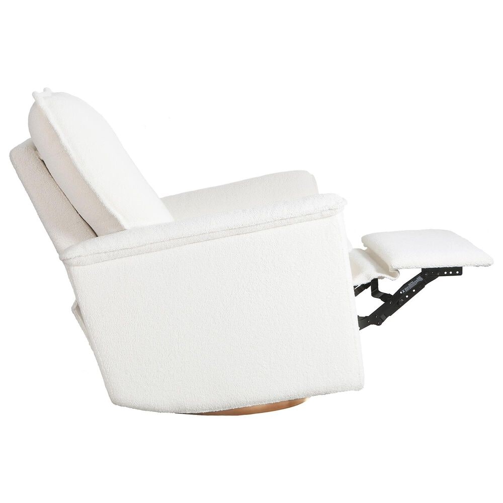 Baby Appleseed Anza Power Swivel Recliner in Snow, , large