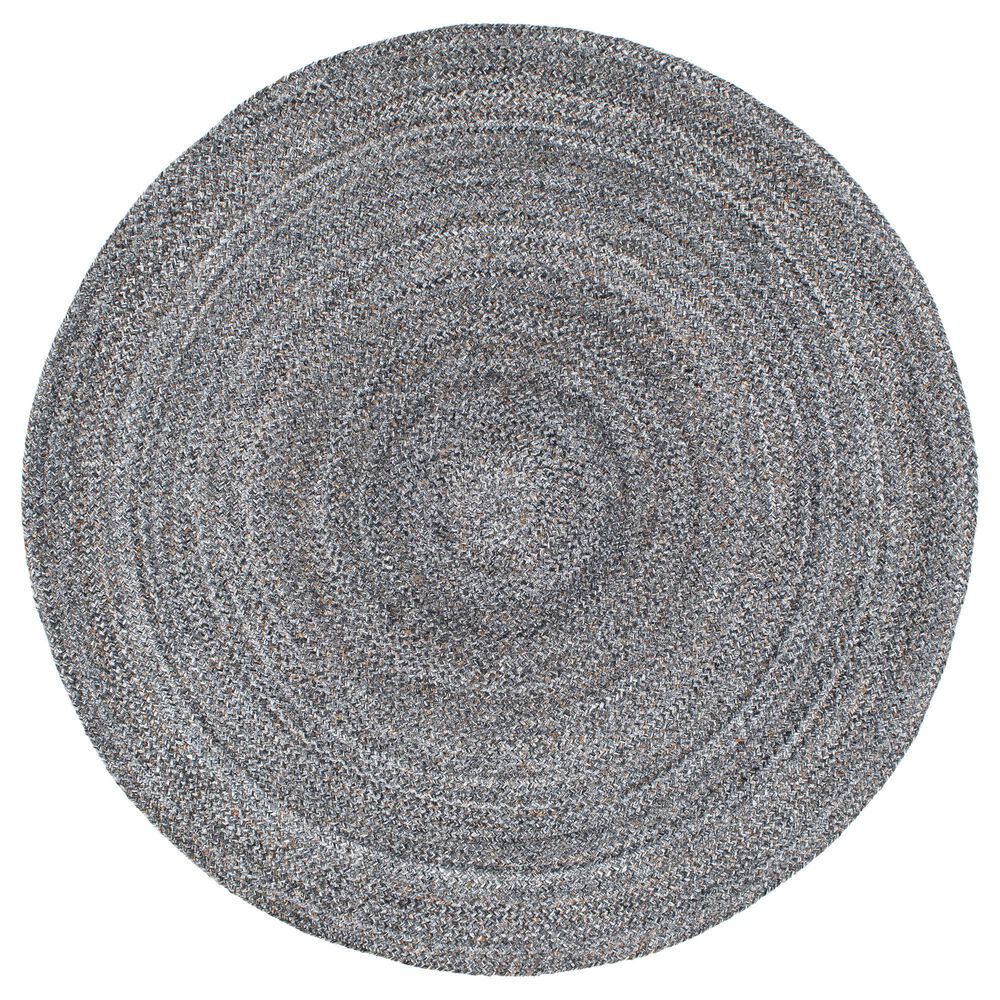 Surya Azalea 6" Round Brown, Gray, Black and Cream Area Rug, , large