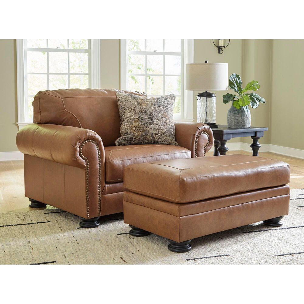 Ashley Carianna Oversized Chair in Caramel, , large