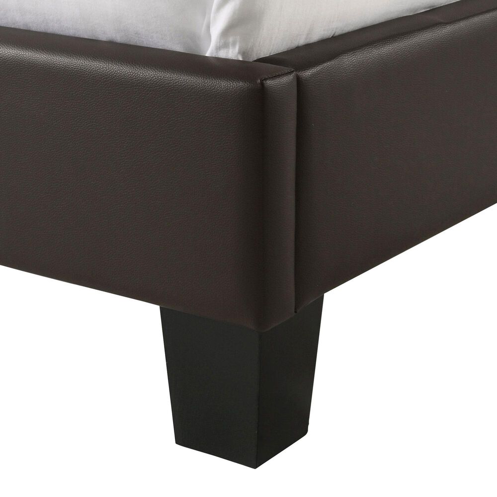 Mayberry Hill Julesburg Corner Twin Platform Bed in Rich Brown, , large