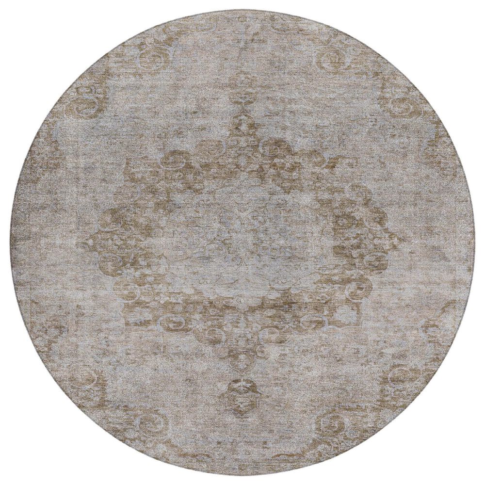Dalyn Rug Company Tabrook TB5 Chocolate 8" Round Area Rug, , large