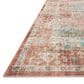 Loloi II Heidi  6" x 9" Terracotta and Aqua Area Rug, , large