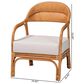 Baxton Studio Marisa Arm Chair in Neutral, , large