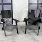 Highwood USA 2 Italica Modern Adirondack Chairs  in Black , , large
