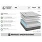 Harvest Sleep Iris Medium King Mattress in a Box, , large
