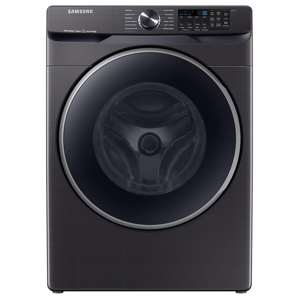 Samsung 5.0 Cu. Ft. Smart Front Load Washer with Super Speed Wash in Brushed Black, , large