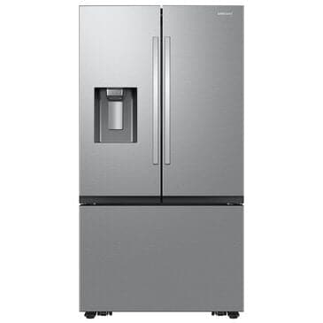 Samsung Large Capacity 3-Door French Door 31 cu. ft. Refrigerator with 4 Types of Ice in Stainless Steel, , large