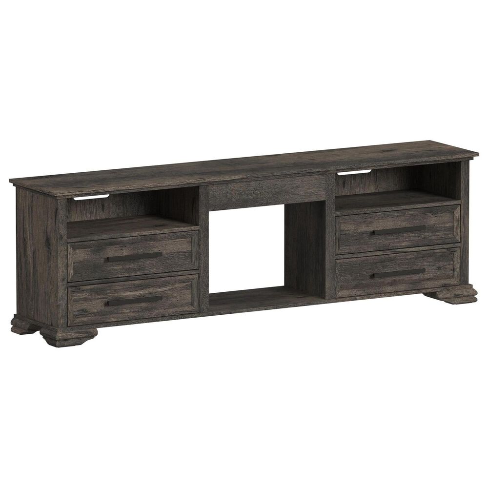 Mayberry Hill 82" Console with Side Piers in Charcoal, , large