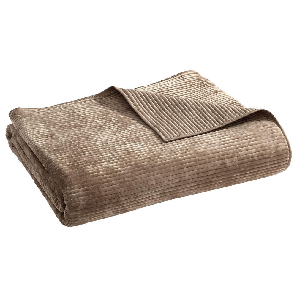 Hallmart Collectibles Reese 3-Piece King Coverlet Set in Taupe, , large