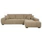 Pacific Landing Octavia 2-Piece Stationary Right Facing Sectional in Camel, , large