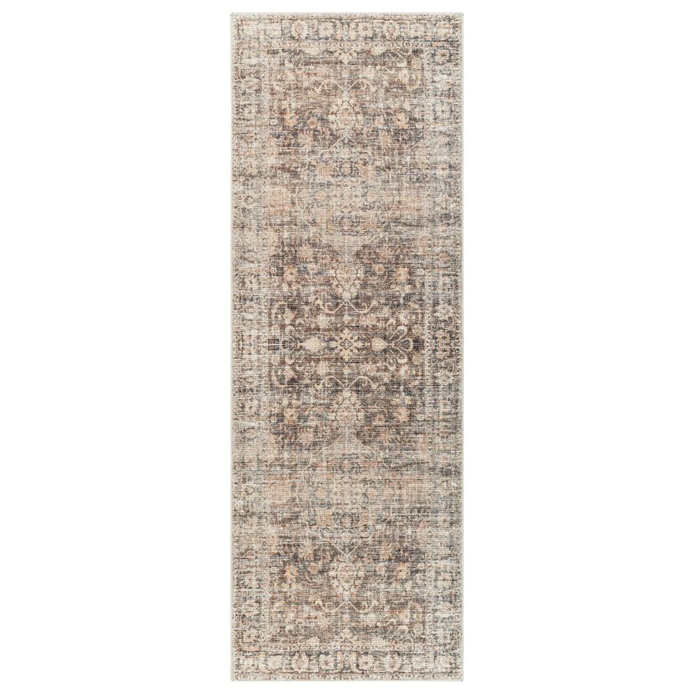 Surya Marlene 2"7" x 7"3" Dark Brown, Beige, Tan, Brown and Black Runner, , large