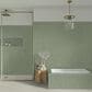 Dal-Tile Artcrafted Aloe 1" x 6" Straight Joint on 11.5" x 9.75" Glazed Ceramic Mosaic Sheet, , large