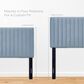 Modway Keira Upholstered Twin Headboard in Light Blue, , large