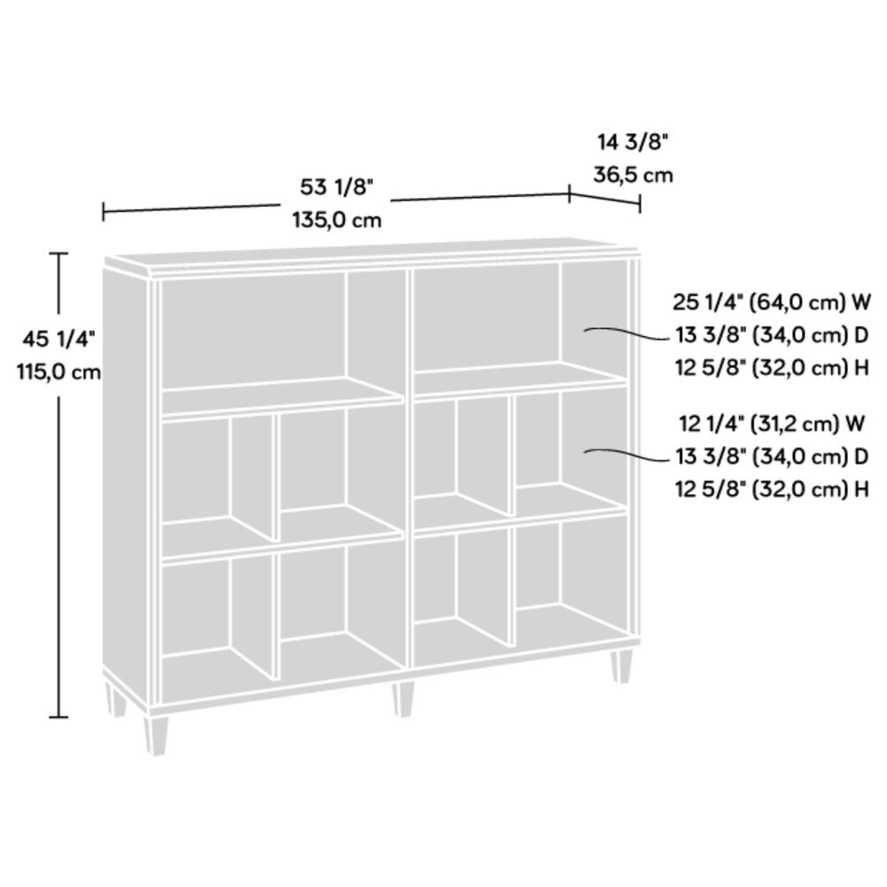 Sauder Willow Place Bookcase in Grand Walnut, , large