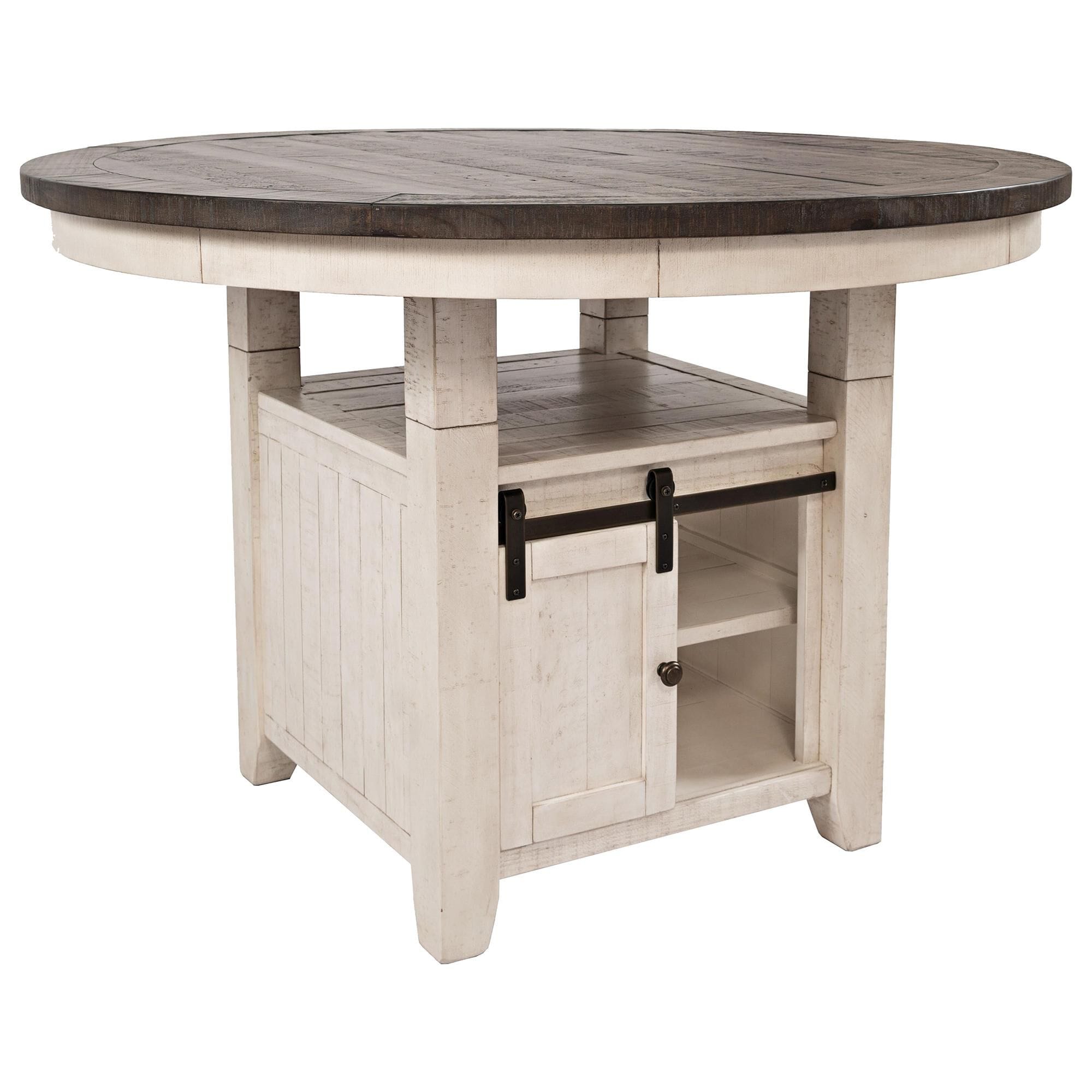 Large round counter best sale height dining table