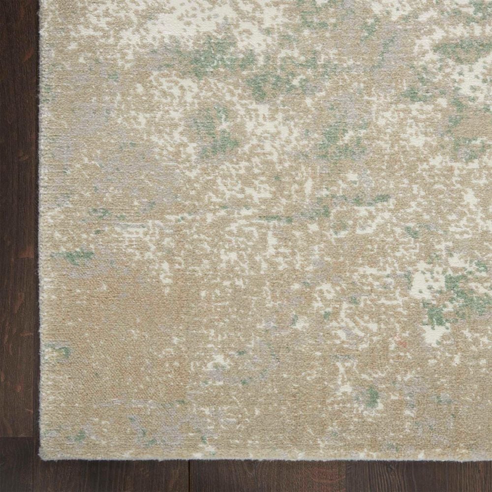 Nourison Twilight 8&#39;6&quot; x 11&#39;6&quot; Ivory and Green Area Rug, , large