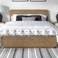 St Claire Home Margot Queen Platform Panel Bed in Desert Oak and Cloud White, , large