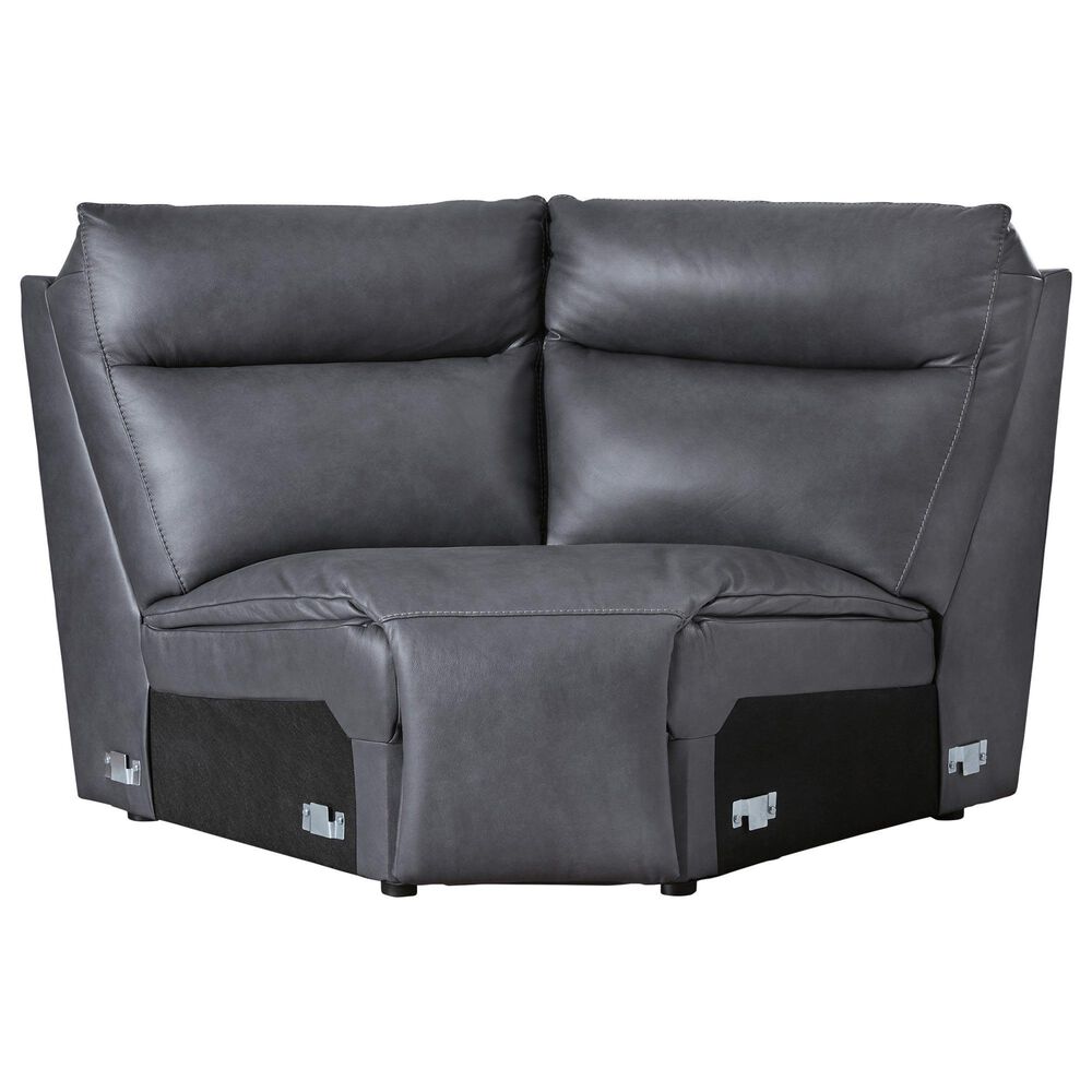 Ashley ModZ 6-Piece Power Symmetrical Sectional in Blue, , large