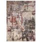 RIZZY Evolution Rust, Brown, Silver, Beige and Ivory 10" x 14" Area Rug, , large