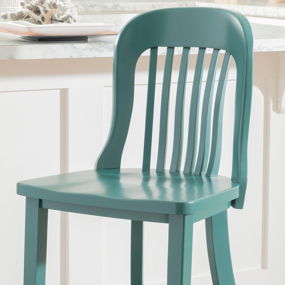 Linon Home Decor Maylen Counter Stool in Dark Green (Set of 2), , large