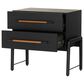 Four Hands Rosedale 2 Drawer Nightstand in Ebony Oak, , large