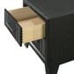 Crown Mark Charlie 2-Drawer Nightstand in Charcoal, , large