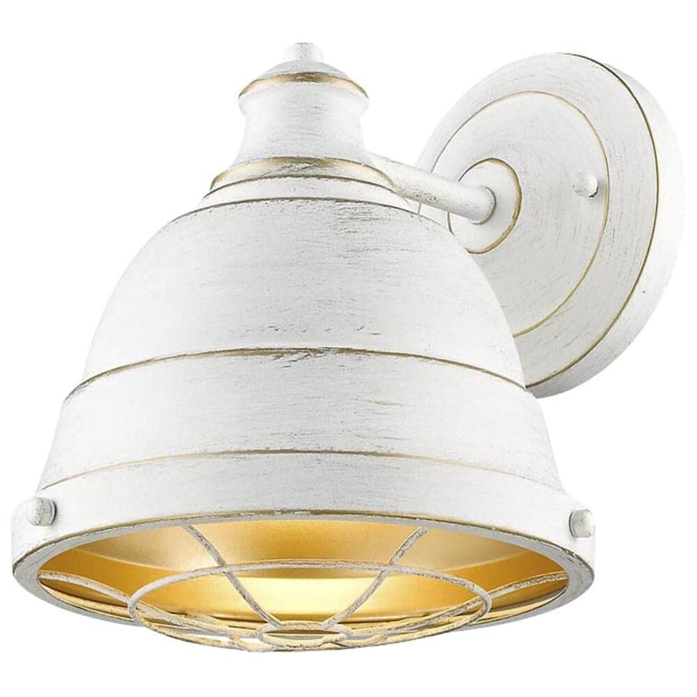 Golden Lighting Bartlett 1-Light Wall Sconce in French White, , large