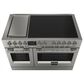 Fulgor Milano Sofia 6.5 Cu. Ft. 48" Professional Induction Electric Range in Stainless Steel, , large