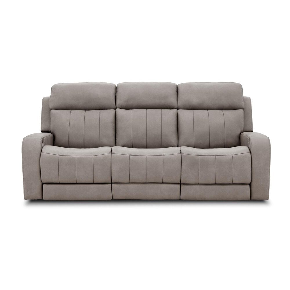 Palisade & Co. Power Reclining Sofa with Audio in Capriccio Dove, , large