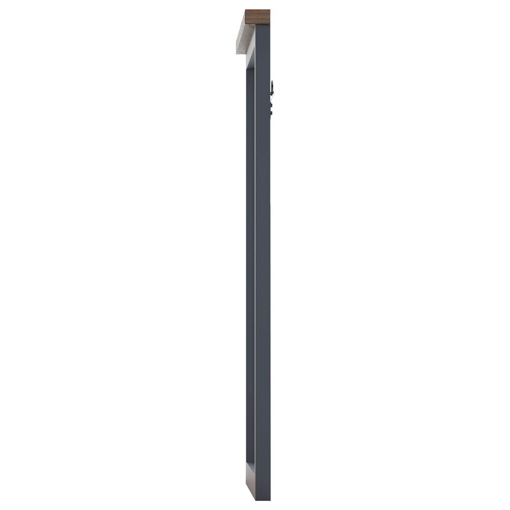 Ashley Landocken Dresser Mirror in Dark Slate Blue and Light Brown, , large