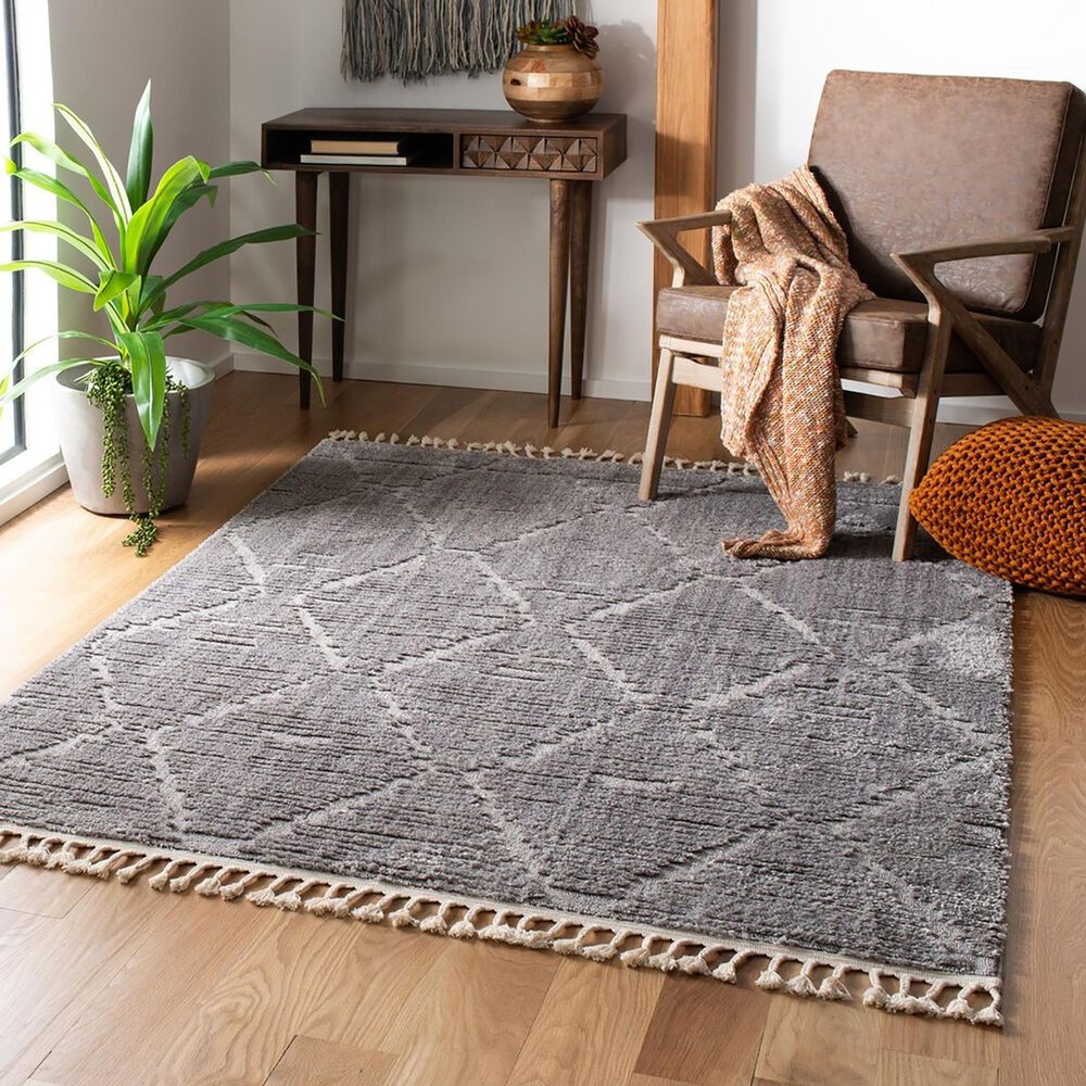 Safavieh Marrakesh 4&#39; x 6&#39; Grey Area Rug, , large