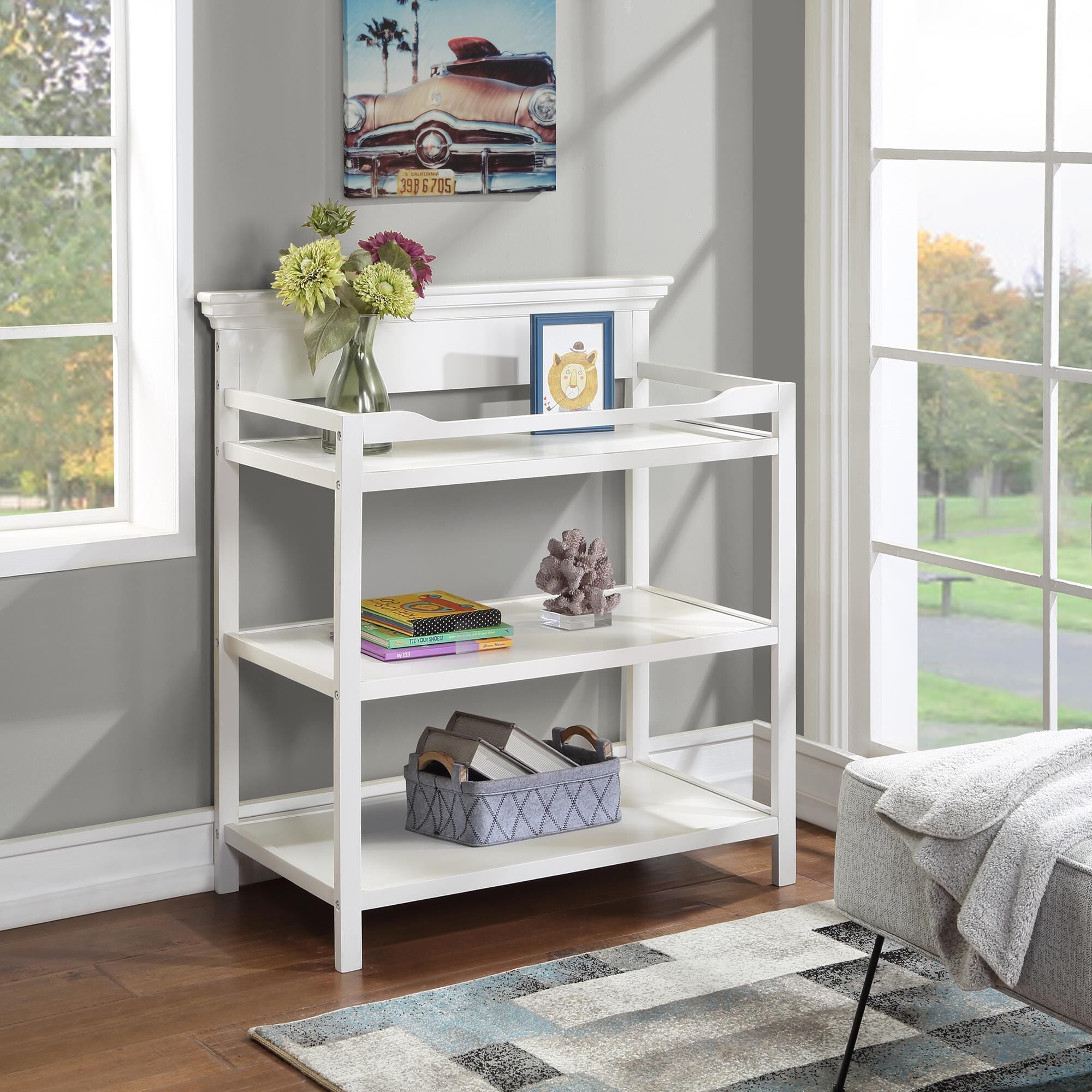 Graco lauren changing table white outlet