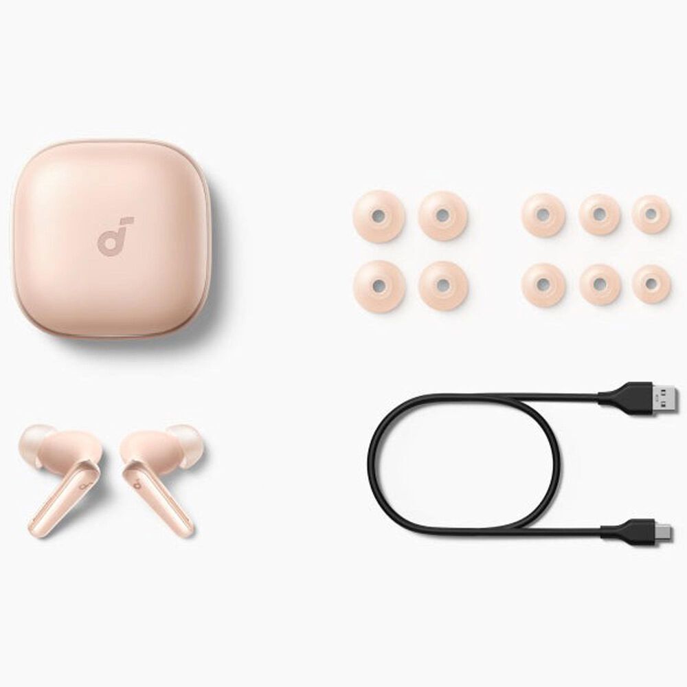 Anker Liberty 5 Noise-Cancelling Earbuds with Dolby Audio in Pink, , large