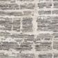 Nourison Luna 7"9" x 9"9" Grey and Silver Area Rug, , large
