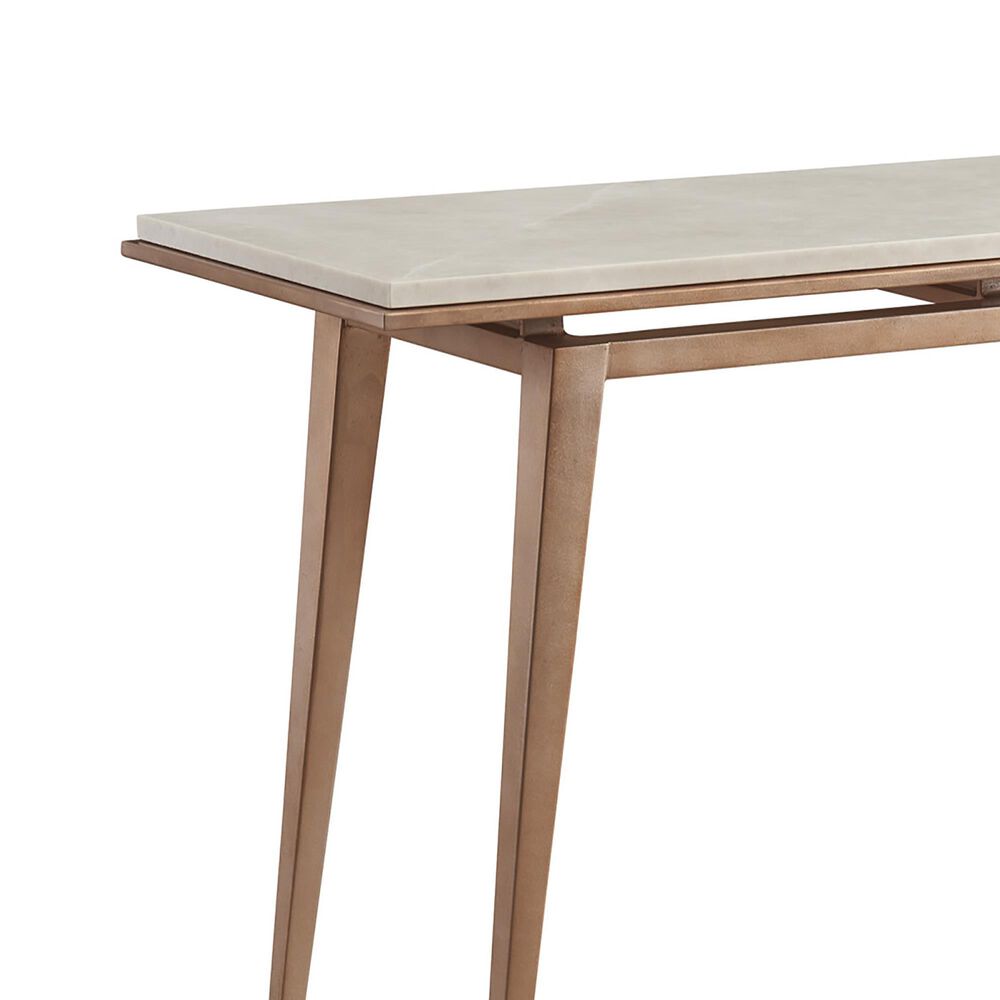 Lexington Home Brands Bulgari Console Table in Beige and Rose Gold, , large
