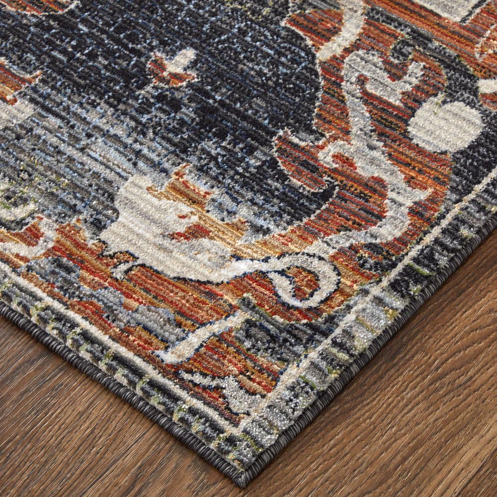 Feizy Melrose 7&#39;10&quot; x 10&#39;3&quot; Gray and Rust Area Rug, , large