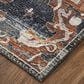 Feizy Melrose 7"10" x 10"3" Gray and Rust Area Rug, , large