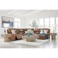 Ashley DeepWakes 6-Piece Power Right-Facing Sectional with Chaise in Caramel, , large
