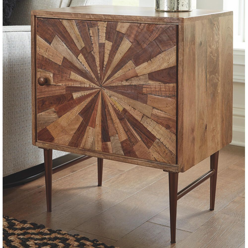 Signature Design by Ashley Dorvale Accent Cabinet in Brown, , large
