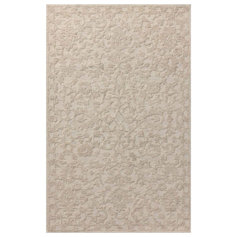 Loloi Prudence 7"9" x 9"9" Cream and Ivory Area Rug, , large