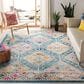 Safavieh Madison MAD418N 10" x 14" Dark Blue and Yellow Area Rug, , large