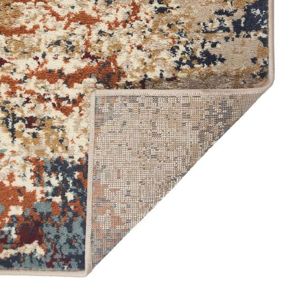 Amer Rugs Allure 8&#39;9&quot; x 11&#39;9&quot; Ivory and Orange Area Rug, , large