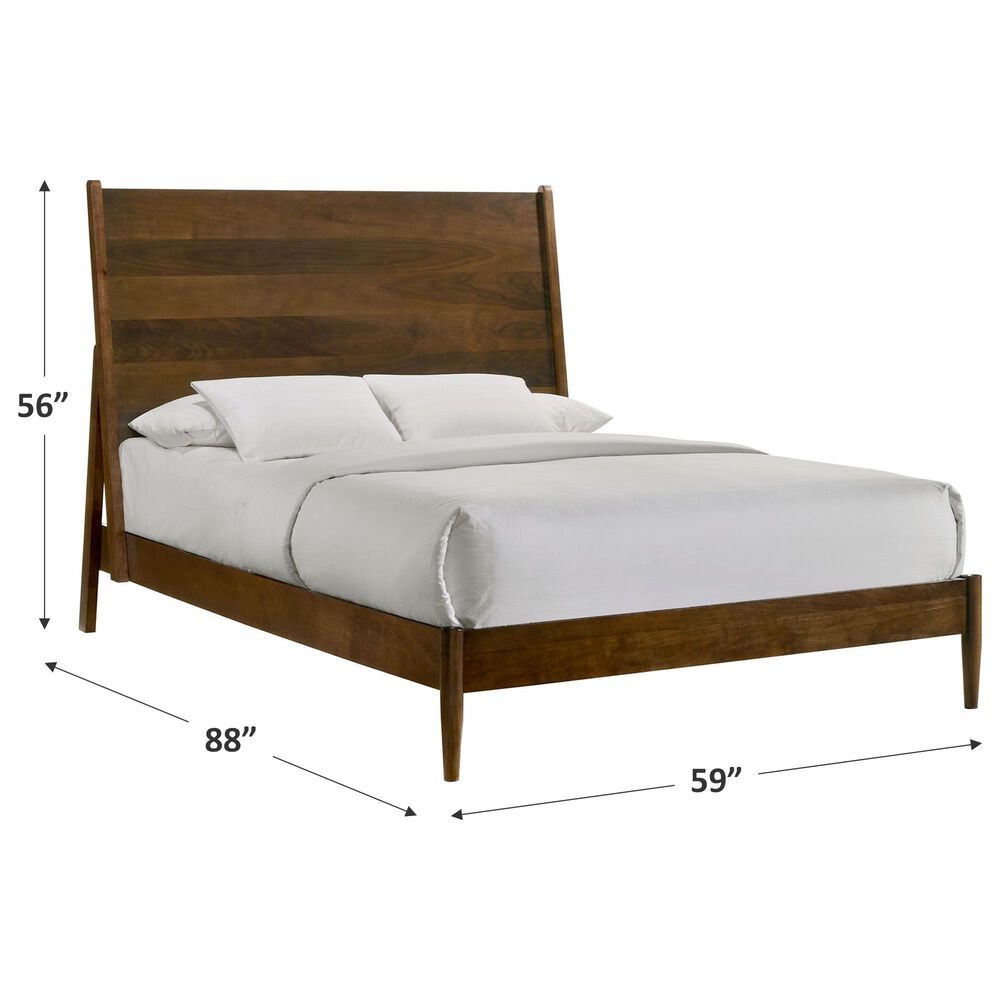 Mayberry Hill Malibu Full Bed in Walnut, , large