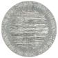 Radici USA Davide Abstract 7"10" Round Grey Area Rug, , large