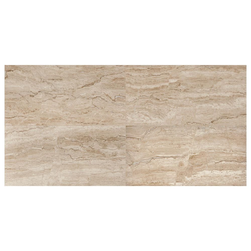 Dal-Tile Marble Attache Travertine 12"" x 24"" Porcelain Tile, , large