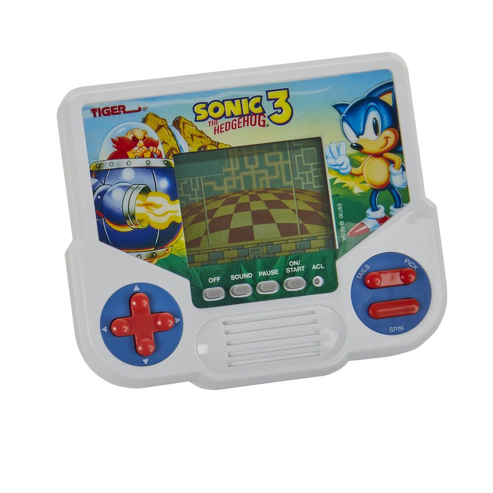 Hasbro Gaming Tiger Electronics Sonic the Hedgehog 3 Electronic LCD Video Game, , large