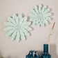 Maple and Jade 24" x 24" Flower Wall Decor in Green (Set of 3), , large