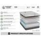 Harvest Sleep Rose Plush Hybrid Twin XL Mattress with Low Profile Box Spring, , large