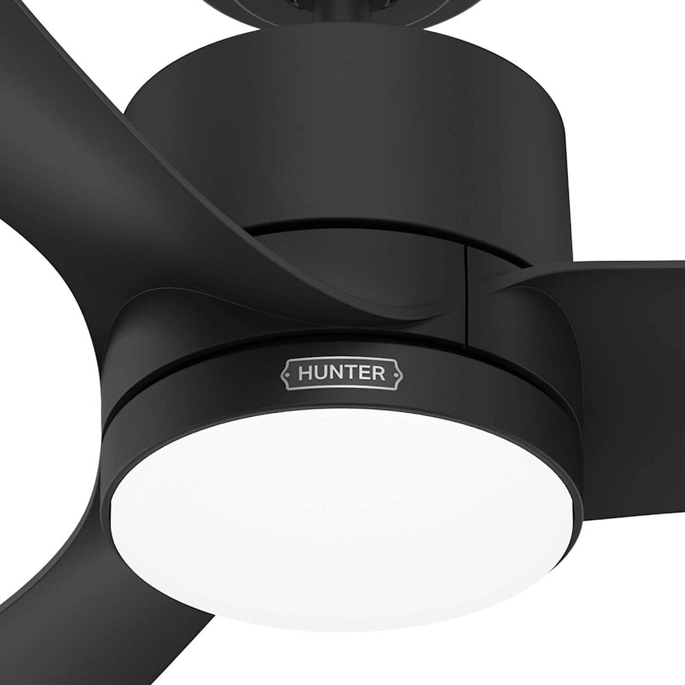 Hunter Bolsa 52&quot; Ceiling Fan with LED Light in Matte Black, , large